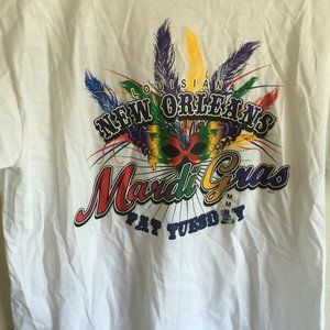 Mardi Gras Fat Tuesday Colorful T Shirt